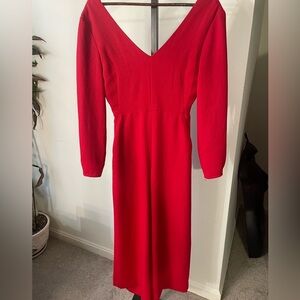 Aritzia  || Wilfred Red Jumpsuit, with open back detailing
Size 4,Wedding Attire